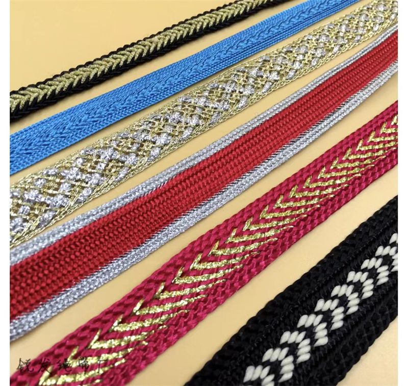 2cm涤纶花纹扁带