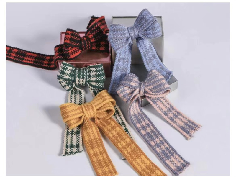 2cm格子丝绒织带