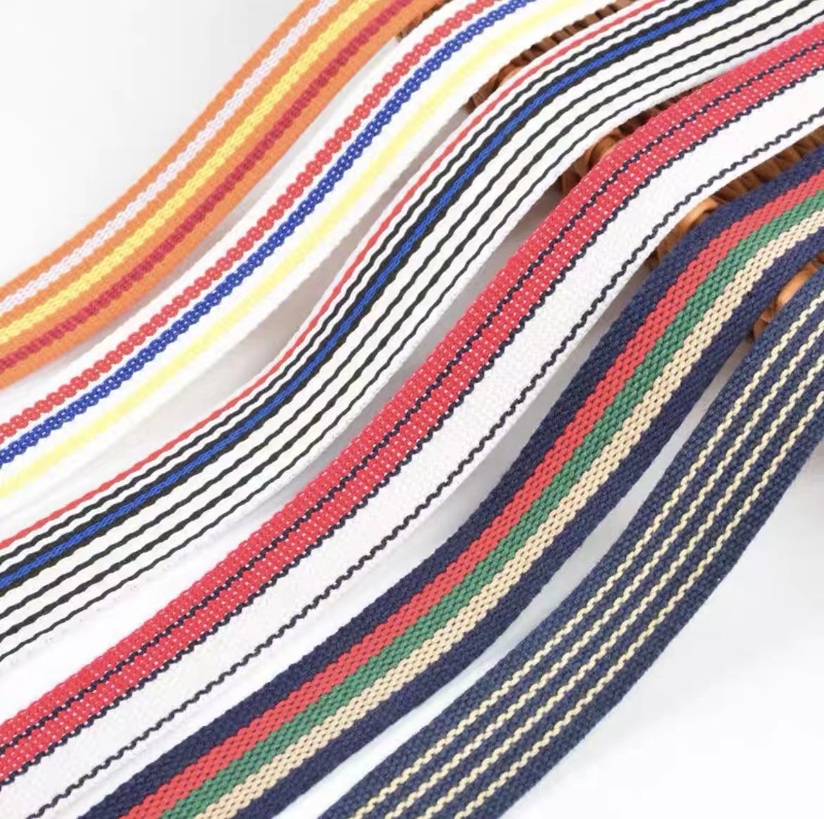 0.3cm彩色帆布棉织带