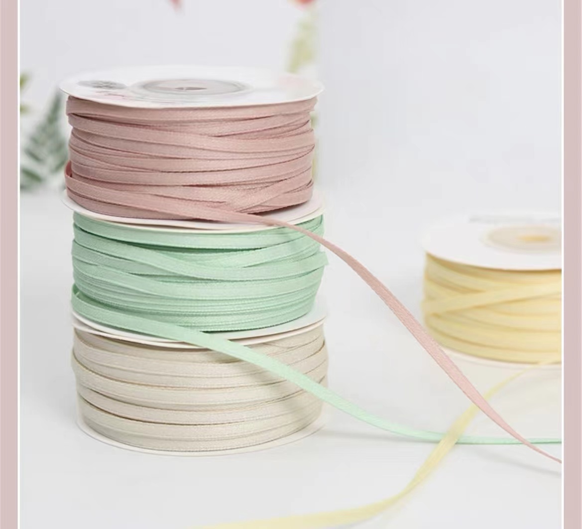 0.3mm polyester cotton satin ribbon