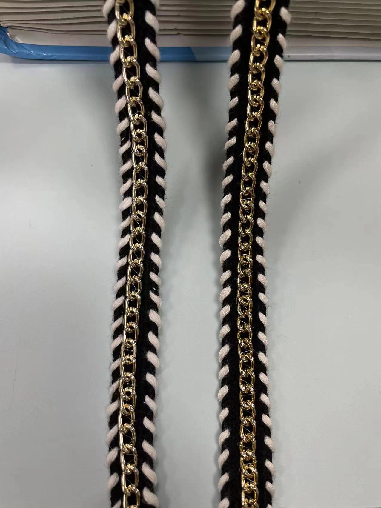 3.5cm pure cotton chain flat belt